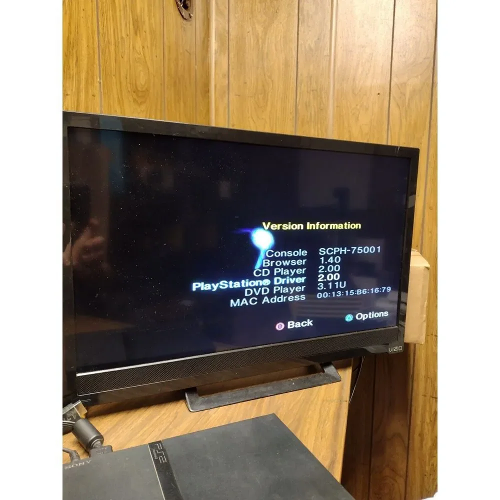 Sony Black Gaming Console with Controller